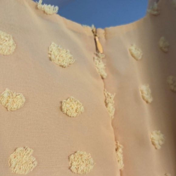 Yellow Polka Dot Sheer Dress or Lingerie Piece - Picture 5 of 5